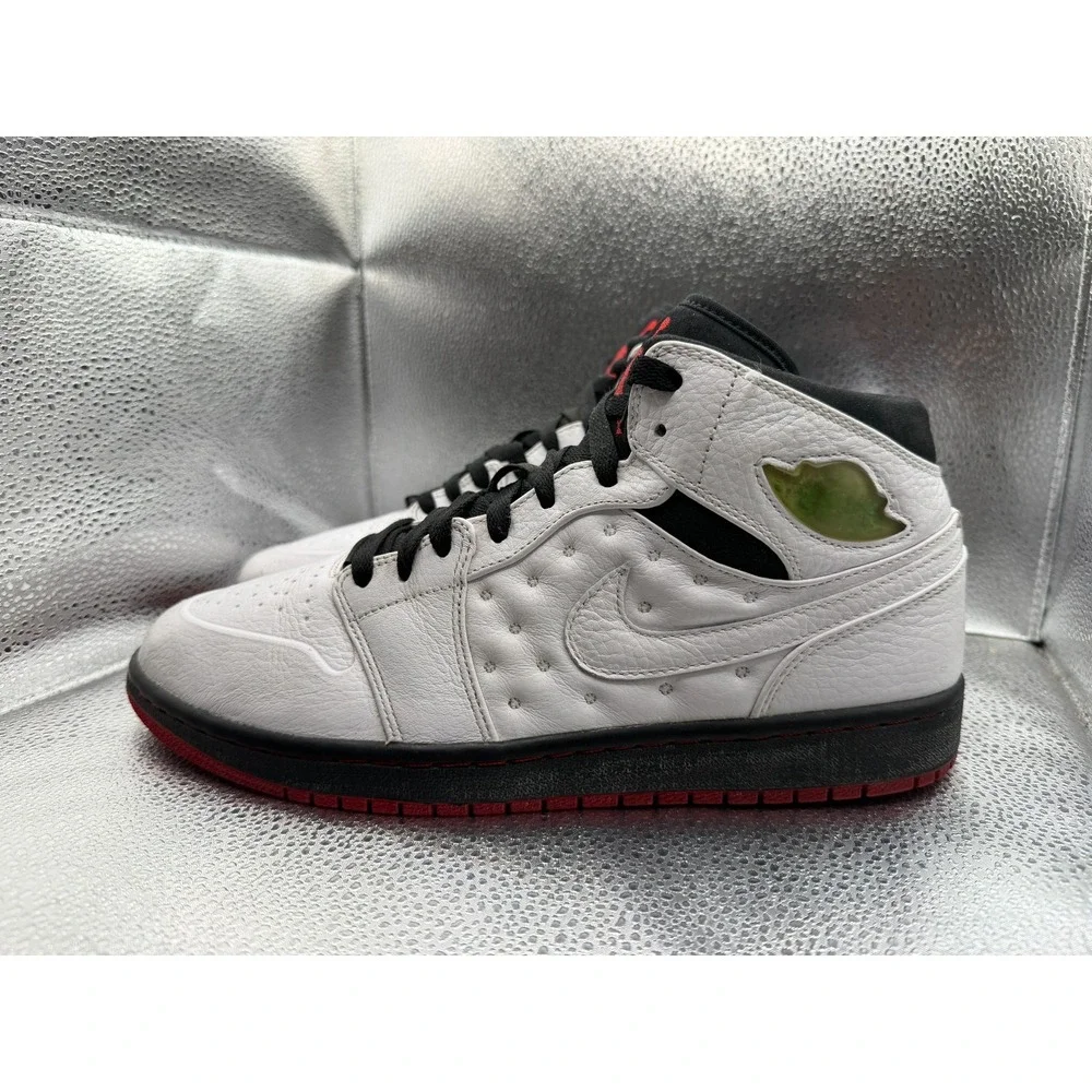 Size 10.5 Nike Air Jordan‎ 1 Retro 97 TXT Playoff White Mens Sneakers 555069-101